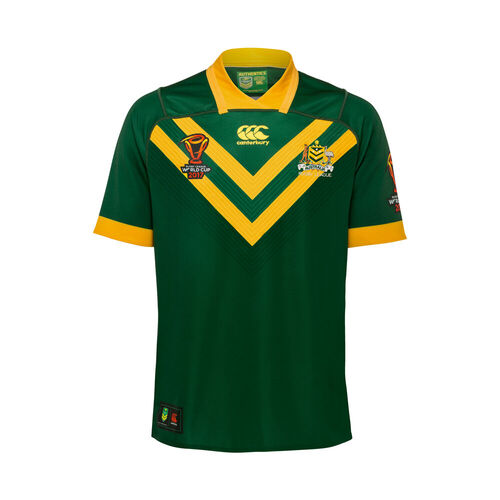 Australian Kangaroos ARL CCC 2017 World Cup Jersey Kids Size 10 ONLY!