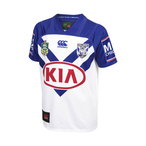 Canterbury Bulldogs NRL 2018 CCC Home Jersey  Ladies &  Kids Size 8 ONLY!