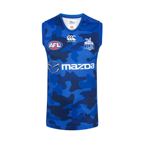 North Melbourne Kangaroos AFL CCC Players Camo Training Guernsey Size S-3XL T8