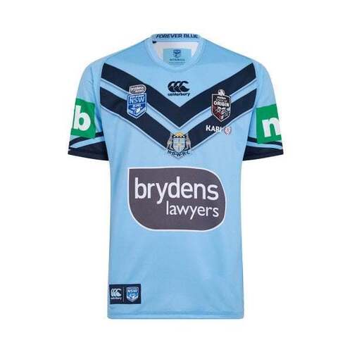 NSW Blues State Of Origin 2019 Premium Jersey Mens, Ladies and Kids Sizes!