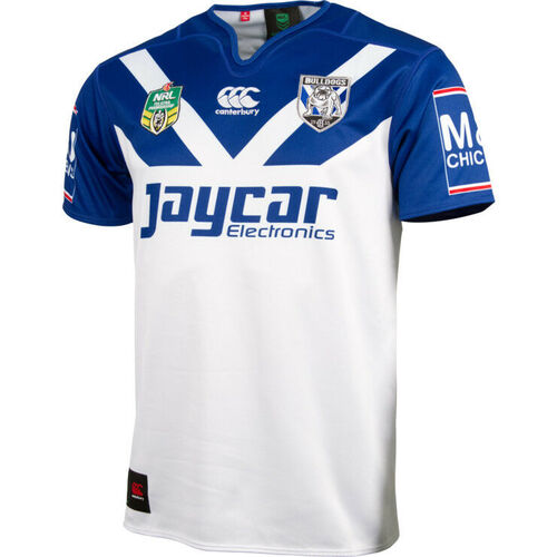 Canterbury Bankstown Bulldogs NRL CCC 2016 Home Jersey Sizes S-6XL! RETRO