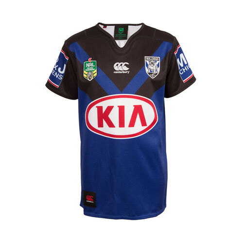 CB Bulldogs NRL CCC Away Jersey Kids Sizes 8-14! T7