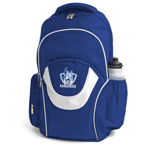 North Melbourne Kangaroos AFL Fusion Backpack with 3 Compartments! School Bag!