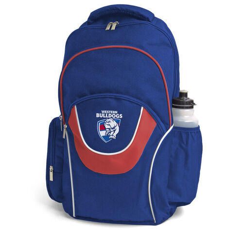 Western Bulldogs AFL Fusion Backpack with 3 Compartments! School Gym Bag!