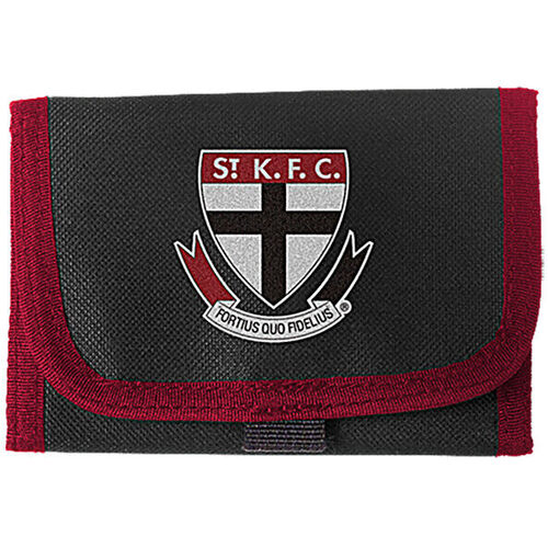 Official AFL St Kilda Saints Team Logo Polyester Supporters Wallet 