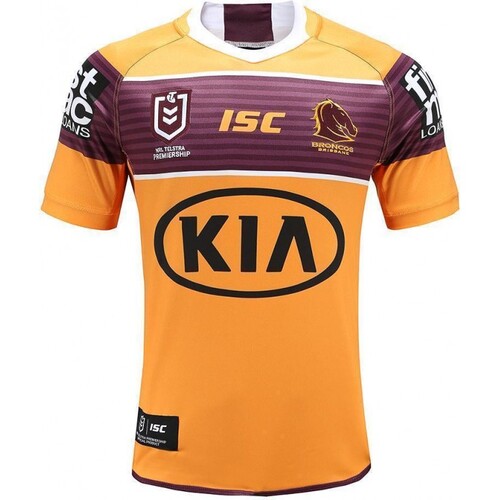 Brisbane Broncos NRL ISC Away Jersey Kids Sizes 6-14 T0! BNWT's