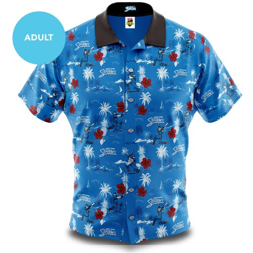 Adelaide Strikers Big Bash BBL Cricket 2022 Hawaiian Shirt Polo Sizes S-5XL