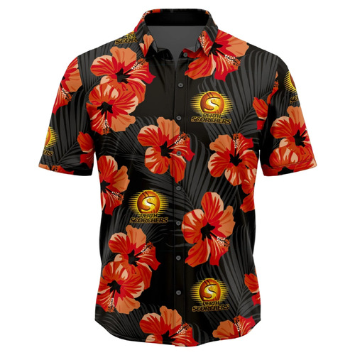 Perth Scorchers Big Bash BBL Cricket Aloha Hawaiian Shirt Polo Sizes S-5XL! S4