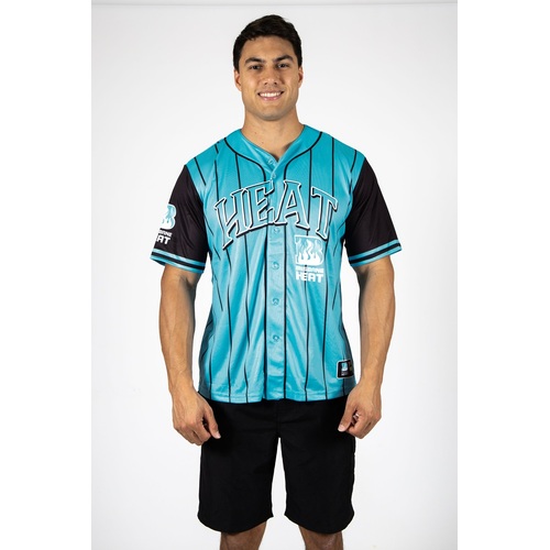 Brisbane Heat Big Bash BBL 'Slugger' Baseball Shirt Sizes S-5XL!