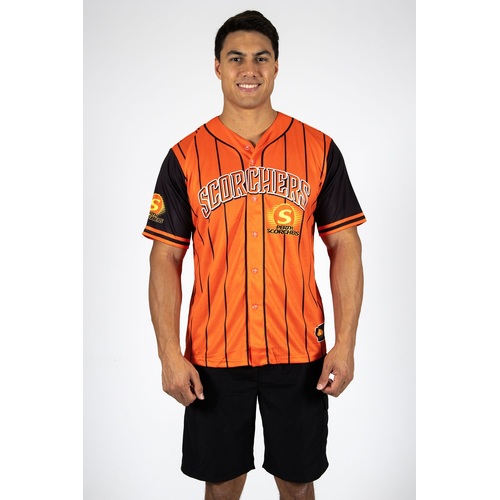 Perth Scorchers Big Bash BBL Cricket 'Slugger' Baseball Shirt Sizes S-5XL!