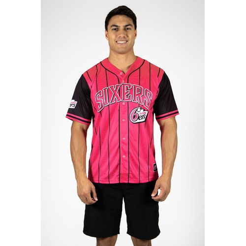 Sydney Sixers Big Bash BBL Cricket 'Slugger' Baseball Shirt Sizes S-5XL!