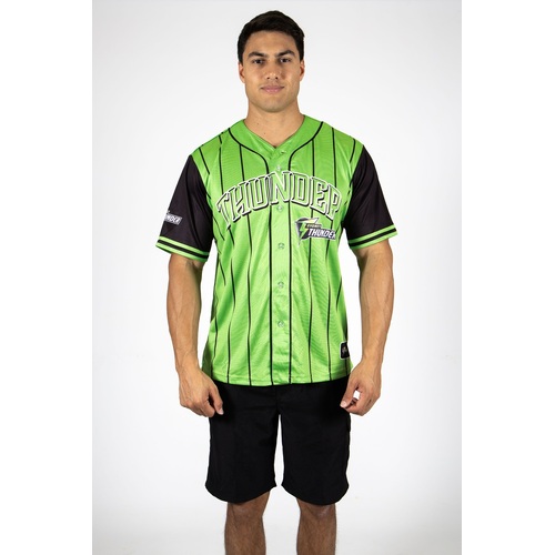 Sydney Thunder Big Bash BBL Cricket 'Slugger' Baseball Shirt Sizes S-5XL!