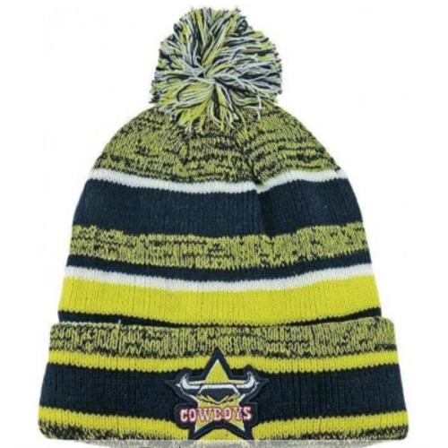 North Queensland Cowboys NRL Dynamo Knitted Winter Beanie with Pom Pom!