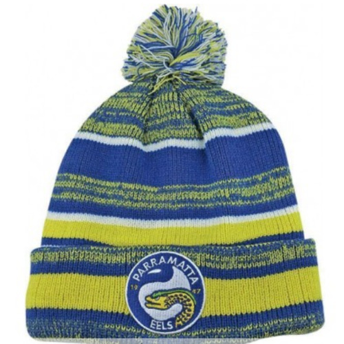 Parramatta Eels NRL Dynamo Knitted Winter Beanie with Pom Pom!