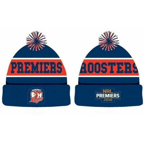 Sydney Roosters NRL 2018 Premiers Beanie! Limited Edition!