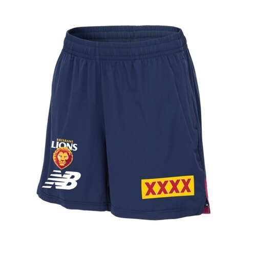 Brisbane Lions AFL Players New Balance Travel Shorts Sizes S-5XL! T3