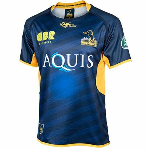 ACT Brumbies Home Jersey Sizes 2XL-3XL & Kids 8 ONLY! Official Super Rugby! 6