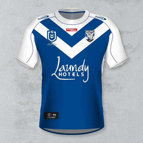 Canterbury Bankstown Bulldogs NRL Classic Away Jersey Adults Sizes S-7XL! T1