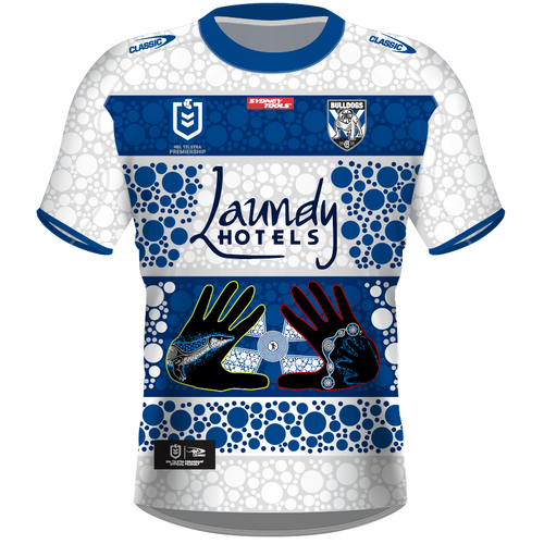 Canterbury Bulldogs NRL Classic Indigenous Jersey Sizes S-7XL! T1