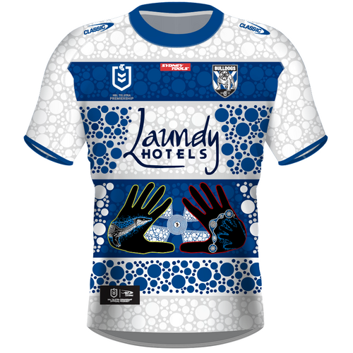 Canterbury Bulldogs NRL Classic Indigenous Jersey Sizes S-7XL! T1