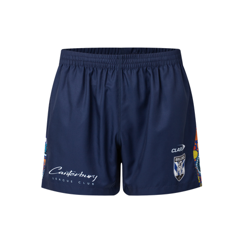 Canterbury Bulldogs NRL Indigenous Training Shorts Sizes S-7XL! T2