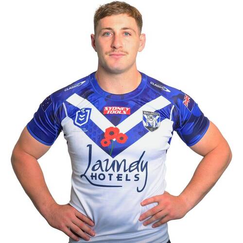 Canterbury Bankstown Bulldogs NRL Classic ANZAC Jersey Sizes S-7XL! T2