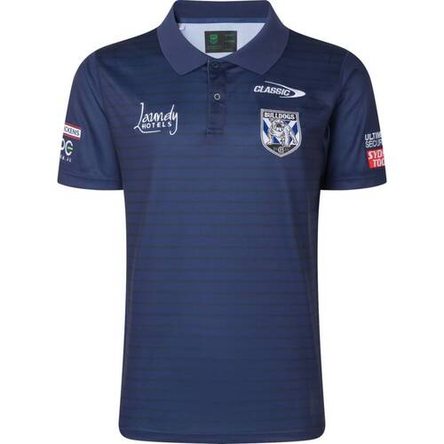 Canterbury Bulldogs NRL Media Polo Shirt Sizes S-7XL! T2