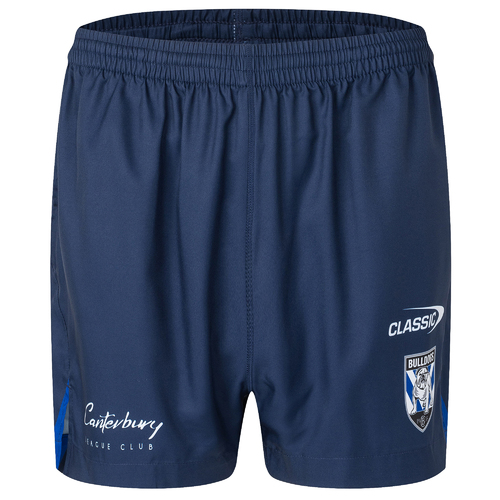 Canterbury Bulldogs NRL Training Shorts Sizes S-7XL! T2