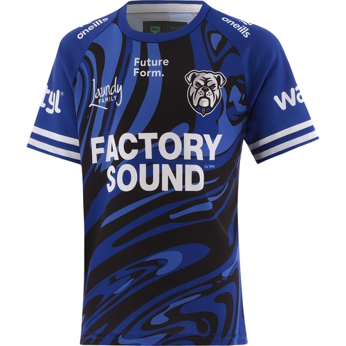 Canterbury Bulldogs NRL 2026 O'Neills Blue Training T Shirt Kids Sizes 6-13!