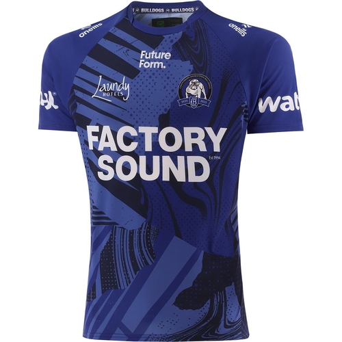 Canterbury Bulldogs NRL 2025 O'Neills Blue Training Shirt Sizes S-7XL!
