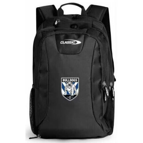 Canterbury Bulldogs NRL 2023 Classic Backpack Travel Training School Bag!