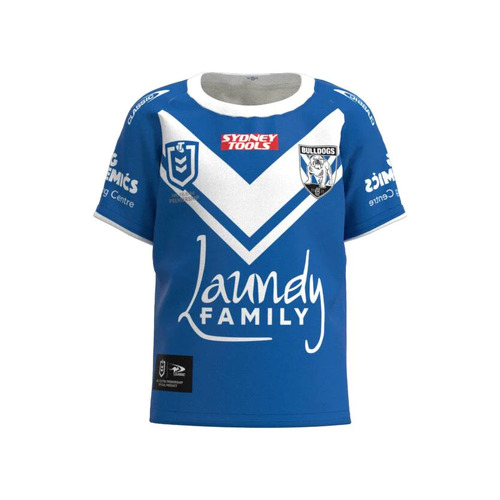 Canterbury Bulldogs NRL Infants/Toddlers Away Jersey Set Sizes 0-4! T3