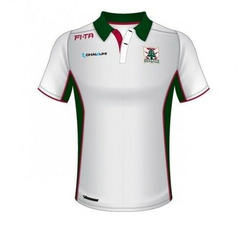 Lebanon Cedars Rugby League 2017 RLWC Players Polo Shirt Size 4XL-5XL!