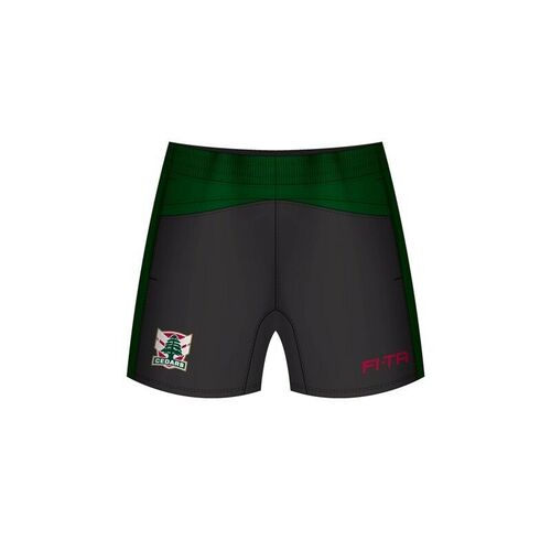 Lebanon Cedars Rugby League 2017 RLWC Players Training Shorts Size S-4XL!