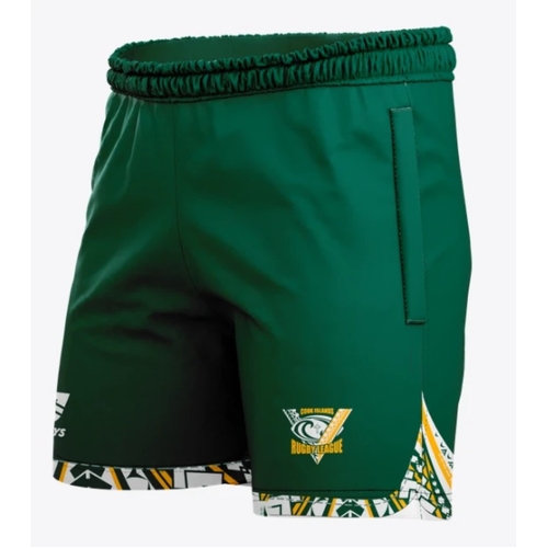 Cook Islands RLWC 2026 Training Shorts Sizes S-3XL!