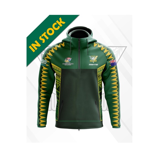 Cook Islands Rugby League Quarter Zip Hoody Sizes S-5XL!