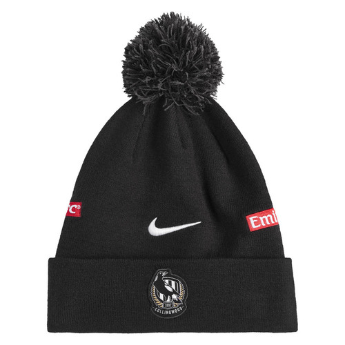 Collingwood Magpies AFL 2022 Nike Players Beanie! In Stock!