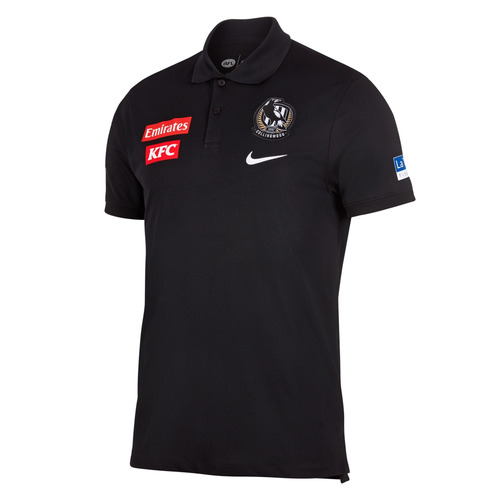 Collingwood Magpies AFL 2022 Nike Media Polo Sizes S-2XL!