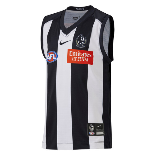 Collingwood Magpies AFL 2023 Home Guernsey Kids Sizes XS-XL! 