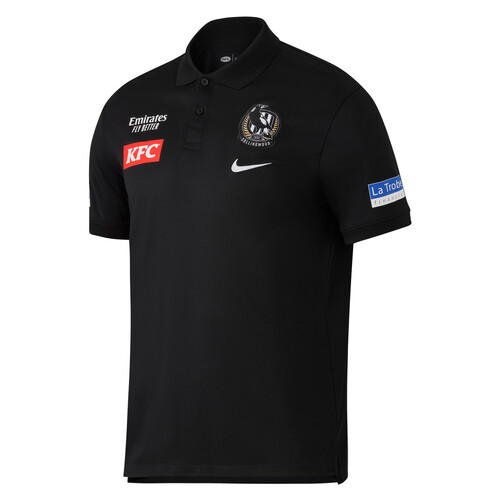 Collingwood Magpies AFL 2023 Performance Polo Shirt Sizes S-3XL!
