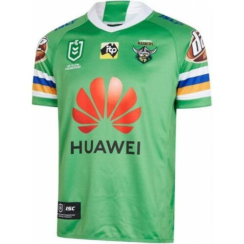 Canberra Raiders 2019 NRL ISC Home Jersey Sizes S-7XL! T9
