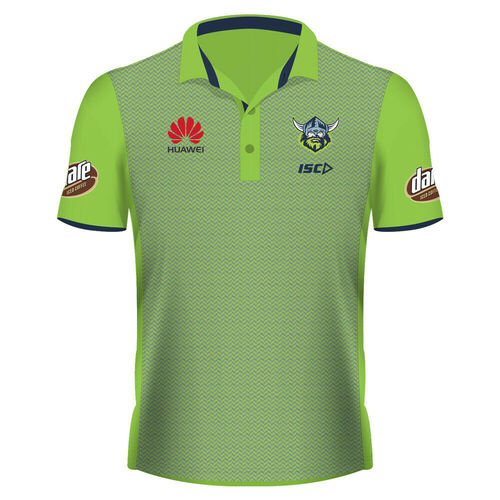 Canberra Raiders NRL ISC Players Green Polo Sizes SMALL & MEDIUM ONLY! T9
