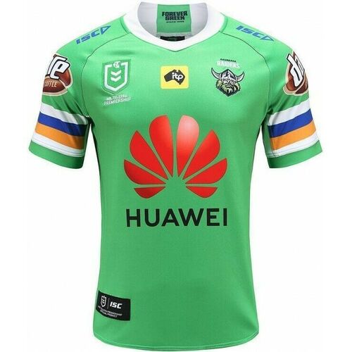 Canberra Raiders NRL ISC Home Jersey Sizes S-7XL! T0