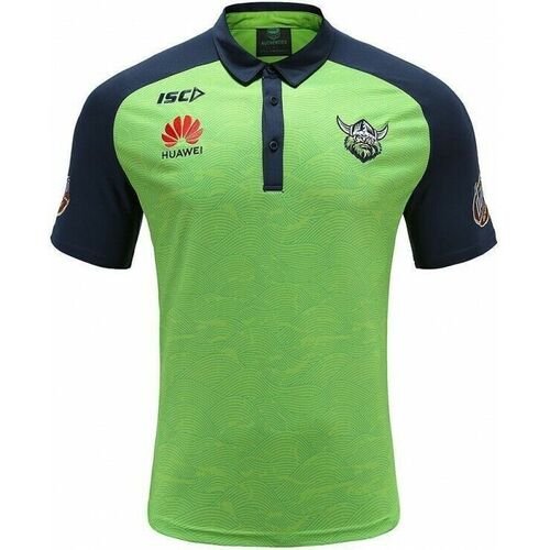 Canberra Raiders NRL ISC Players Sublimated Polo Shirt Sizes S-5XL! T0