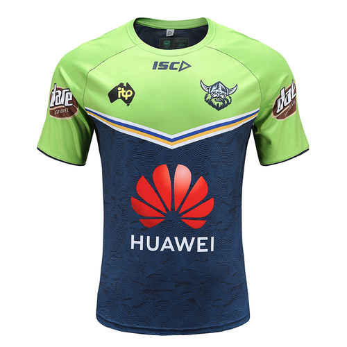 Canberra Raiders NRL ISC 2020 Players Navy Training T Shirt Sizes S-5XL!