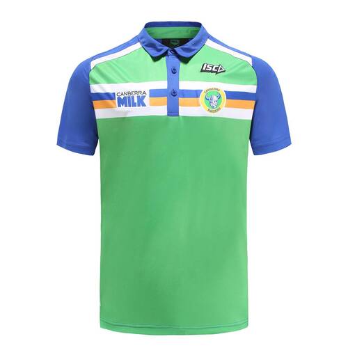 Canberra Raiders NRL ISC Heritage Polo Shirt Sizes S-5XL! T1