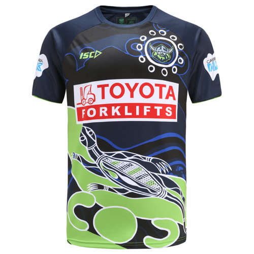 Canberra Raiders NRL ISC Indigenous Run Out Shirt T-Shirt Sizes S-5XL! T1