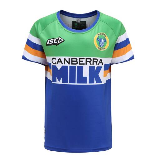 Canberra Raiders NRL 2021 ISC Heritage Tee T-Shirt Kids Sizes 6-14!