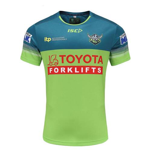 Canberra Raiders NRL ISC Training Shirt Green Sizes S-5XL! T2