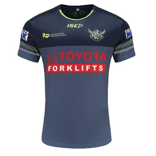 Canberra Raiders NRL ISC 2022 Training Shirt Navy/Steel Sizes S-5XL!